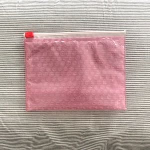Small Glossier Pink Bubble Pouch